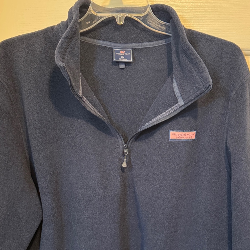 🎉HP Vineyard Vines Navy Zip-Up Sweater
